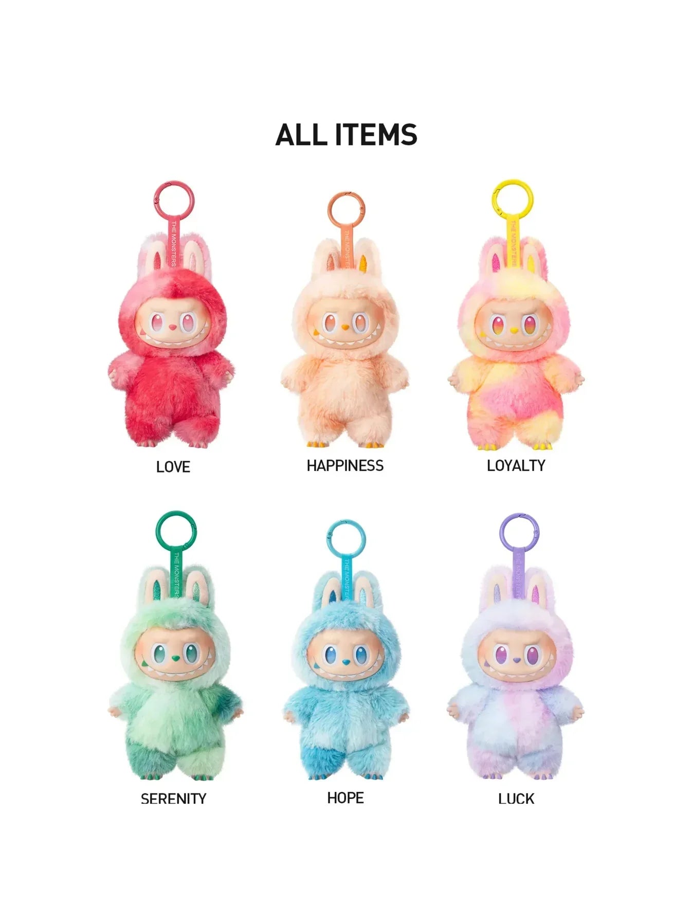 The Monsters Big into Energy Series -  Plush Pendant