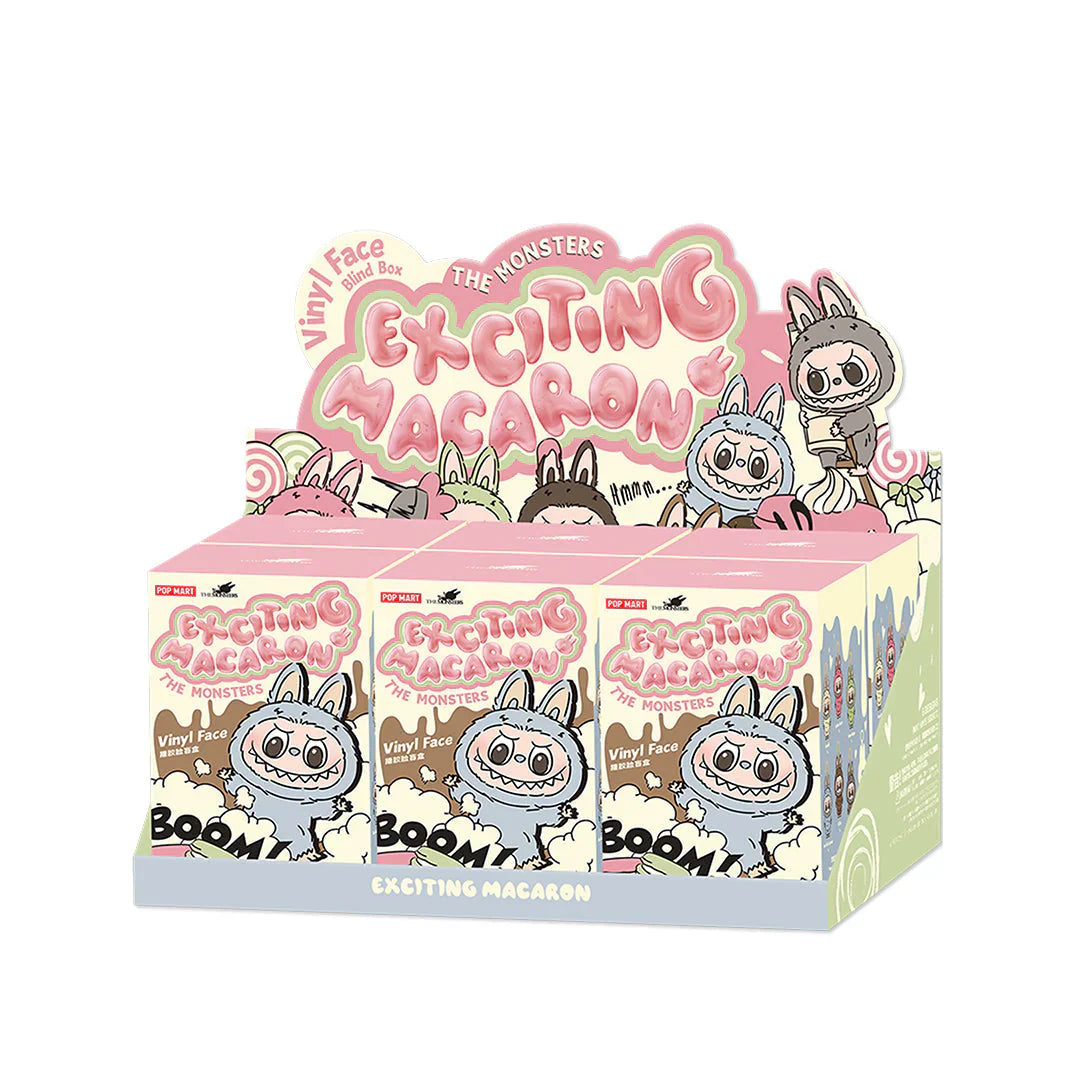Exciting Macarons Vinyl Face Sealed Case - 6 Blind Box